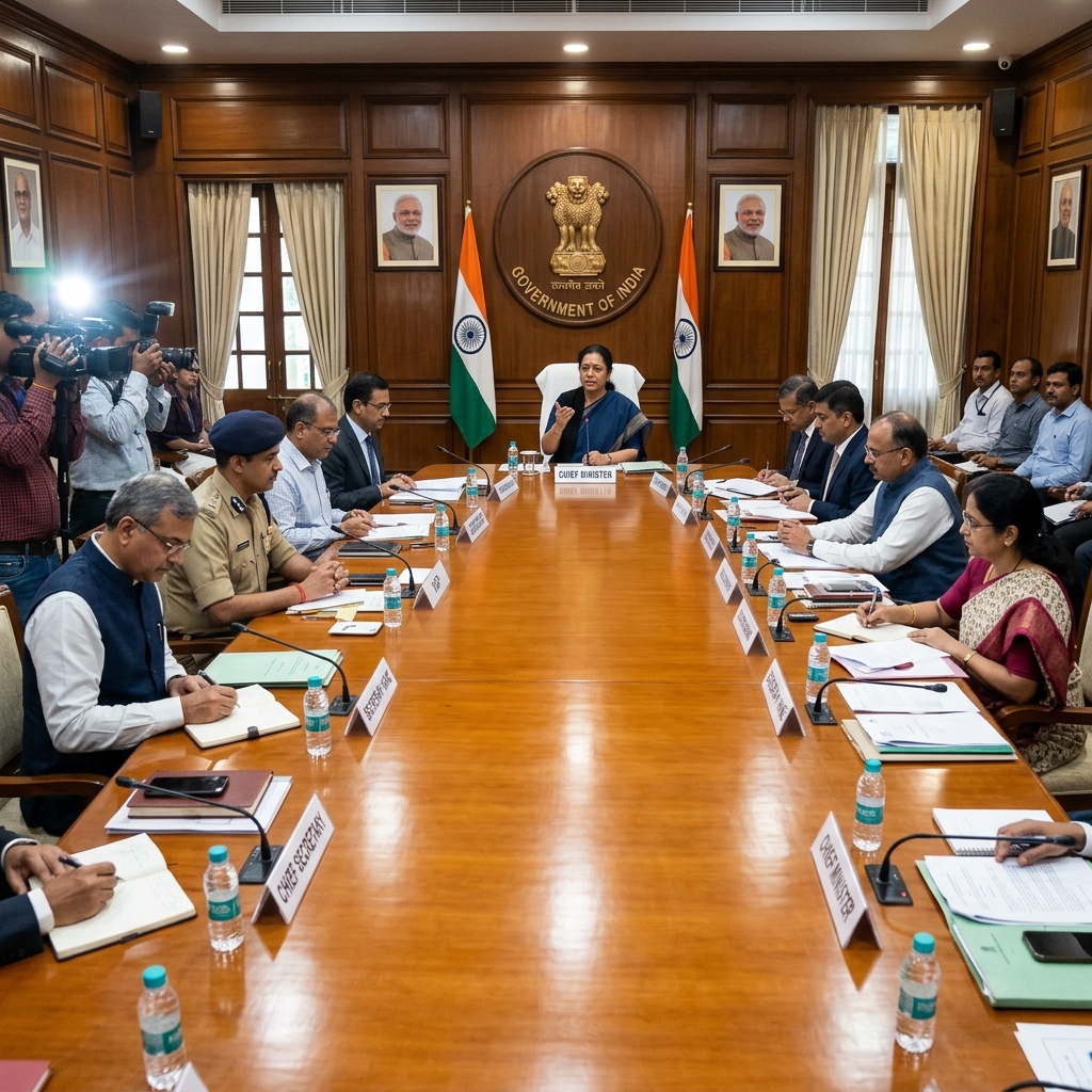 CM Bhupendra Patel chairs high-level review meeting to assess