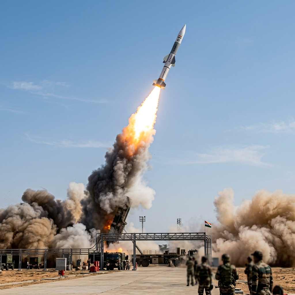 DRDO Successfully Conducts Maiden Flight-Test of 'Kusha' Long-Range Air Defence